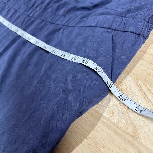 Athleta Brooklyn Textured Jumpsuit Medieval Violet Women's Size 24 New With Tags - Picture 12 of 13